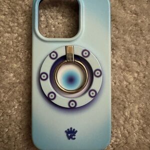 iPhone 15 Pro Case “Evil Eye” with Ring Holder